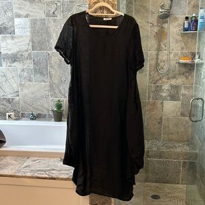 Banana Blue linen dress with pockets